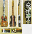 Guitarra Séptima (Seven-course guitar), M. Fernandez (Mexican), Spruce, rosewood, mother-of-pearl, Mexican